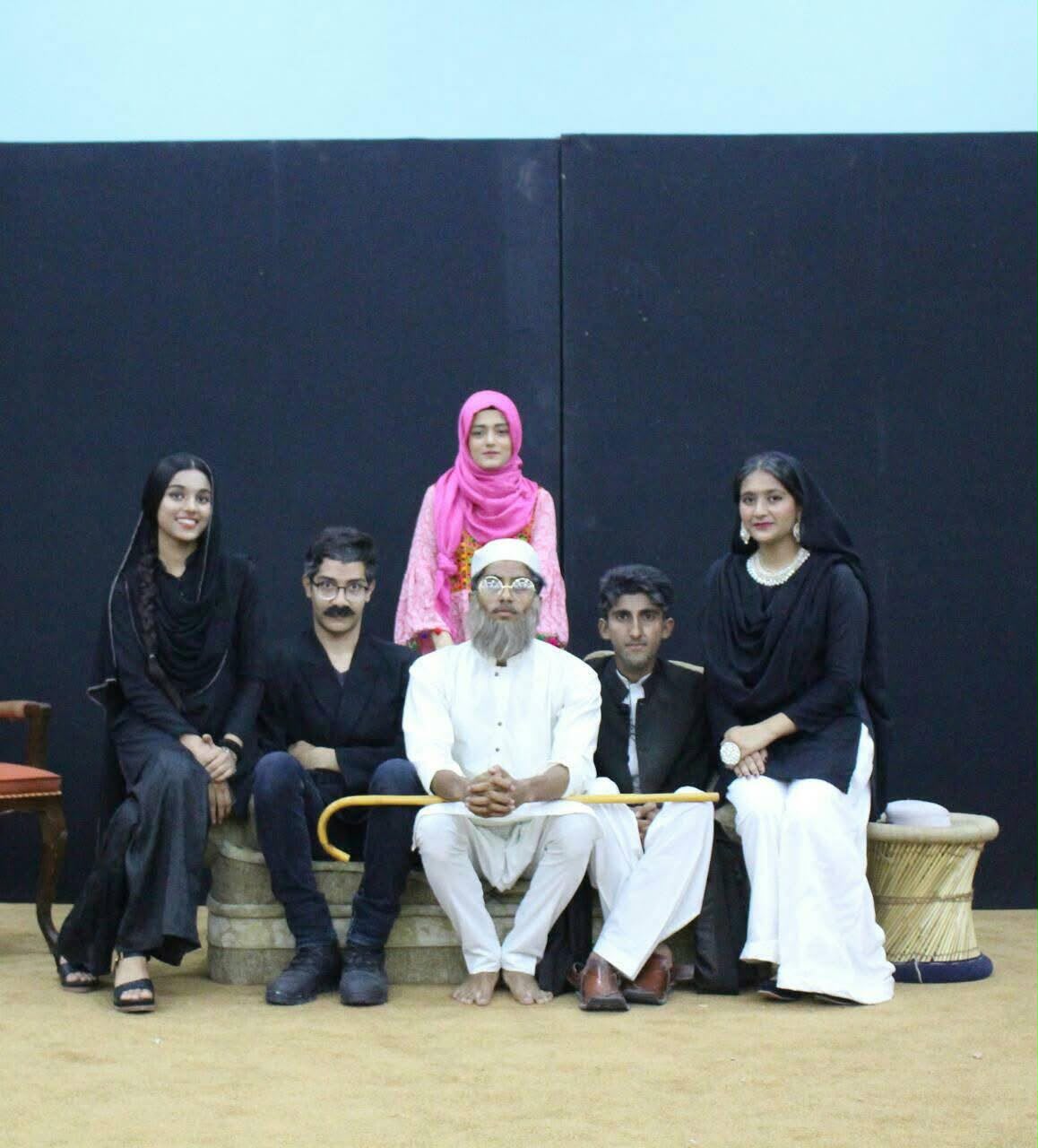 Cast of a KUTDS theatre production